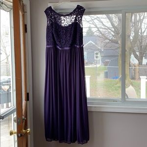 Size 22 David’s Bridal Long Bridesmaids Gown